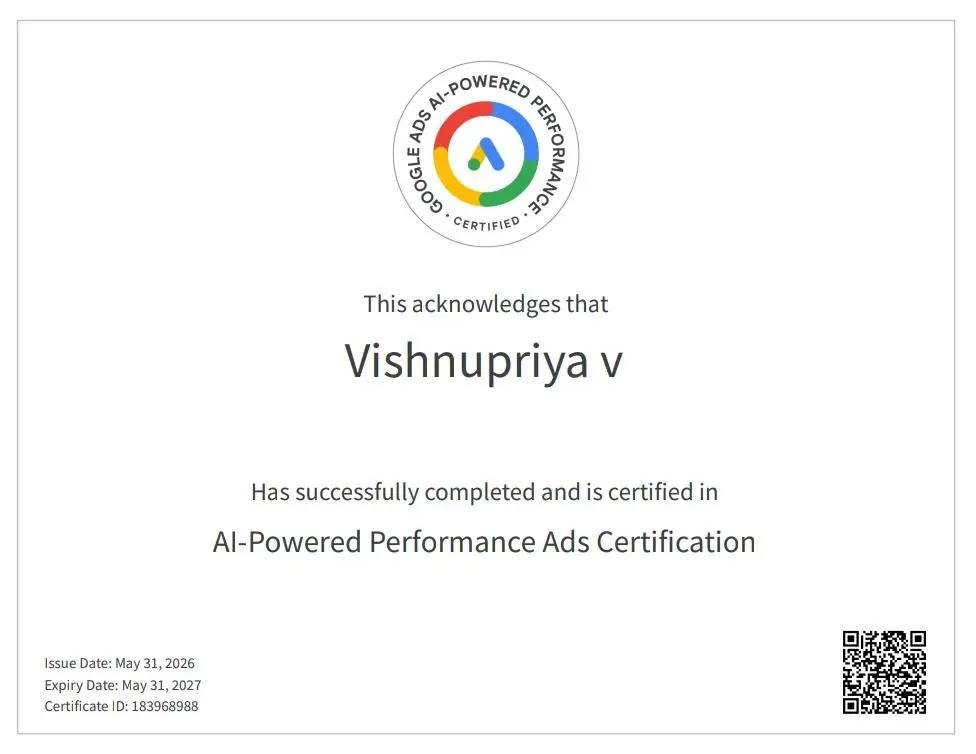 google-ai-powered-performance-ads-certified-digital-markrting-expert-in-pathanamthitta