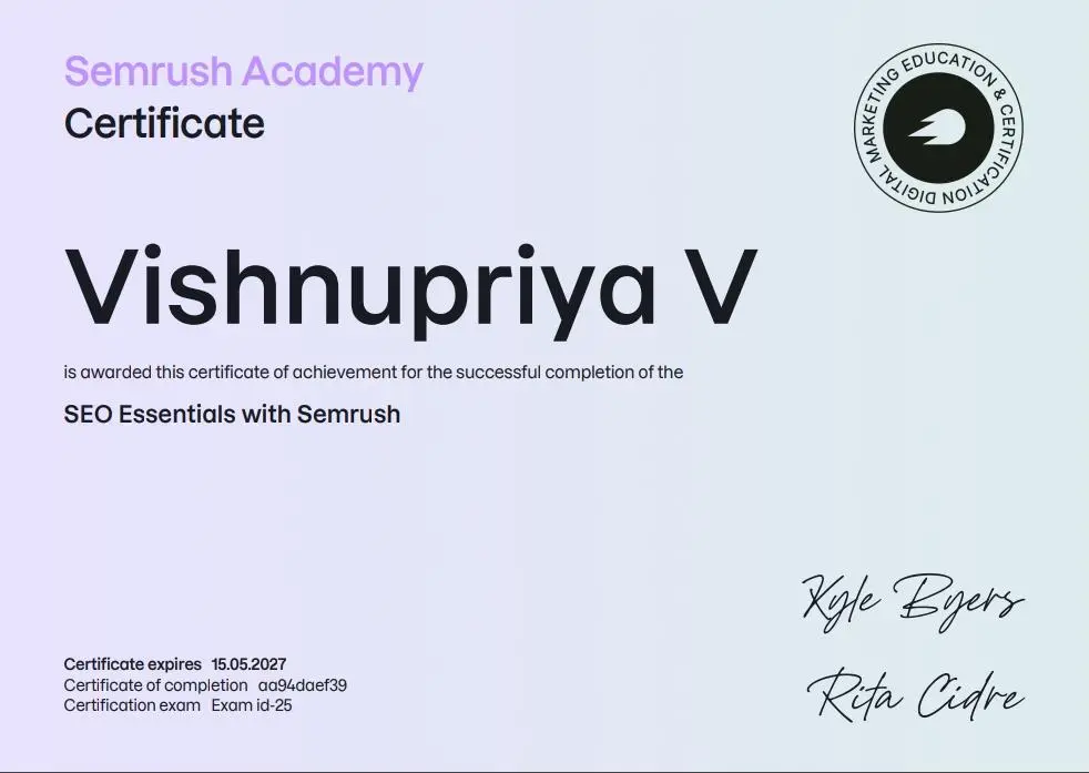 semrush-certificate-digital-marketing-expert-in-pathanamthitta